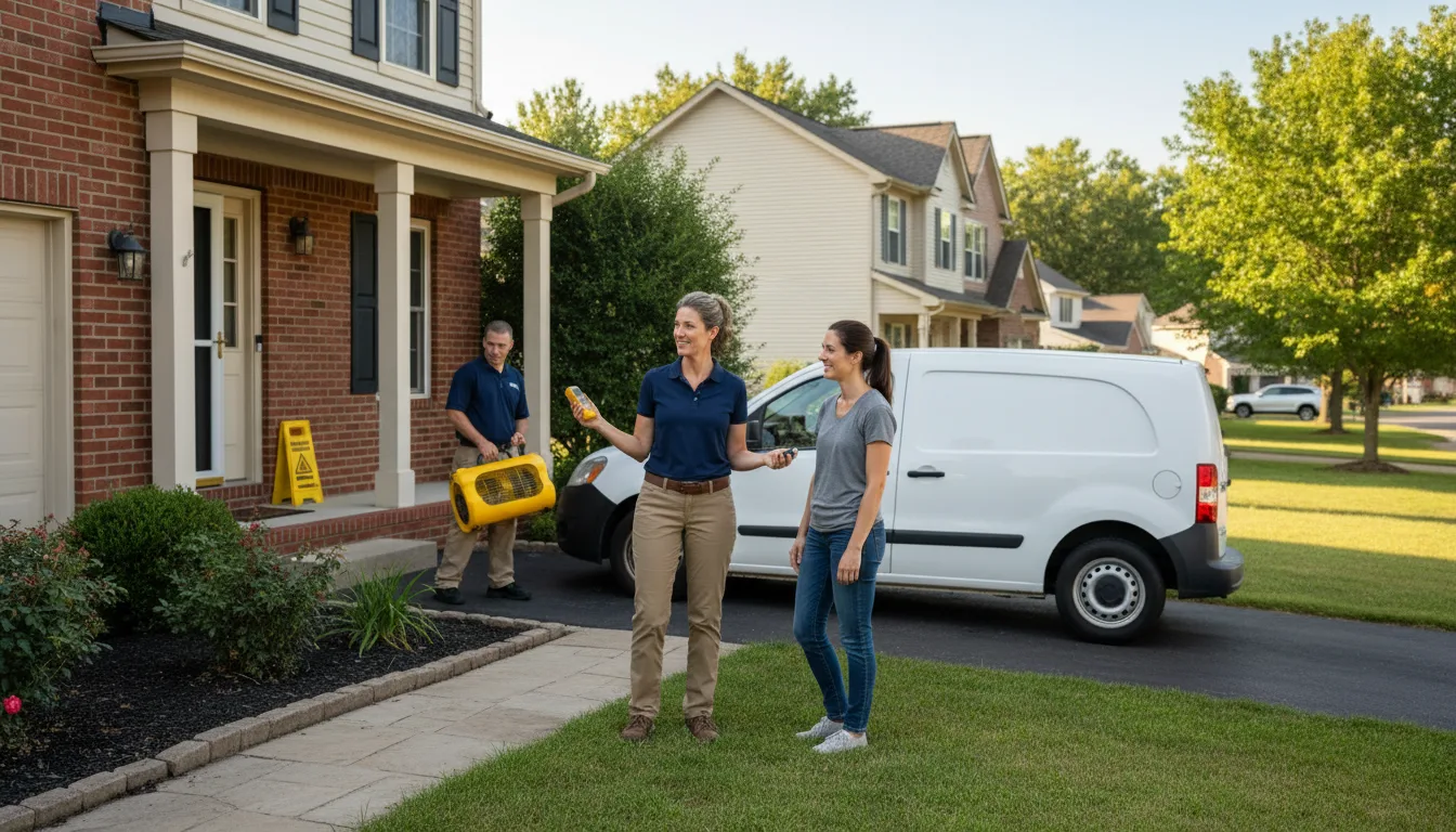 Water restoration image for Home Water Damage Repair in Mcintire, IA